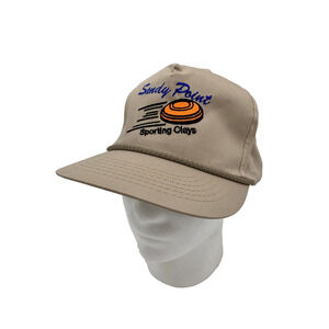 Vintage Sandy Point Sporting Clays Hat Cap Chesapeake Snapback Adjustable